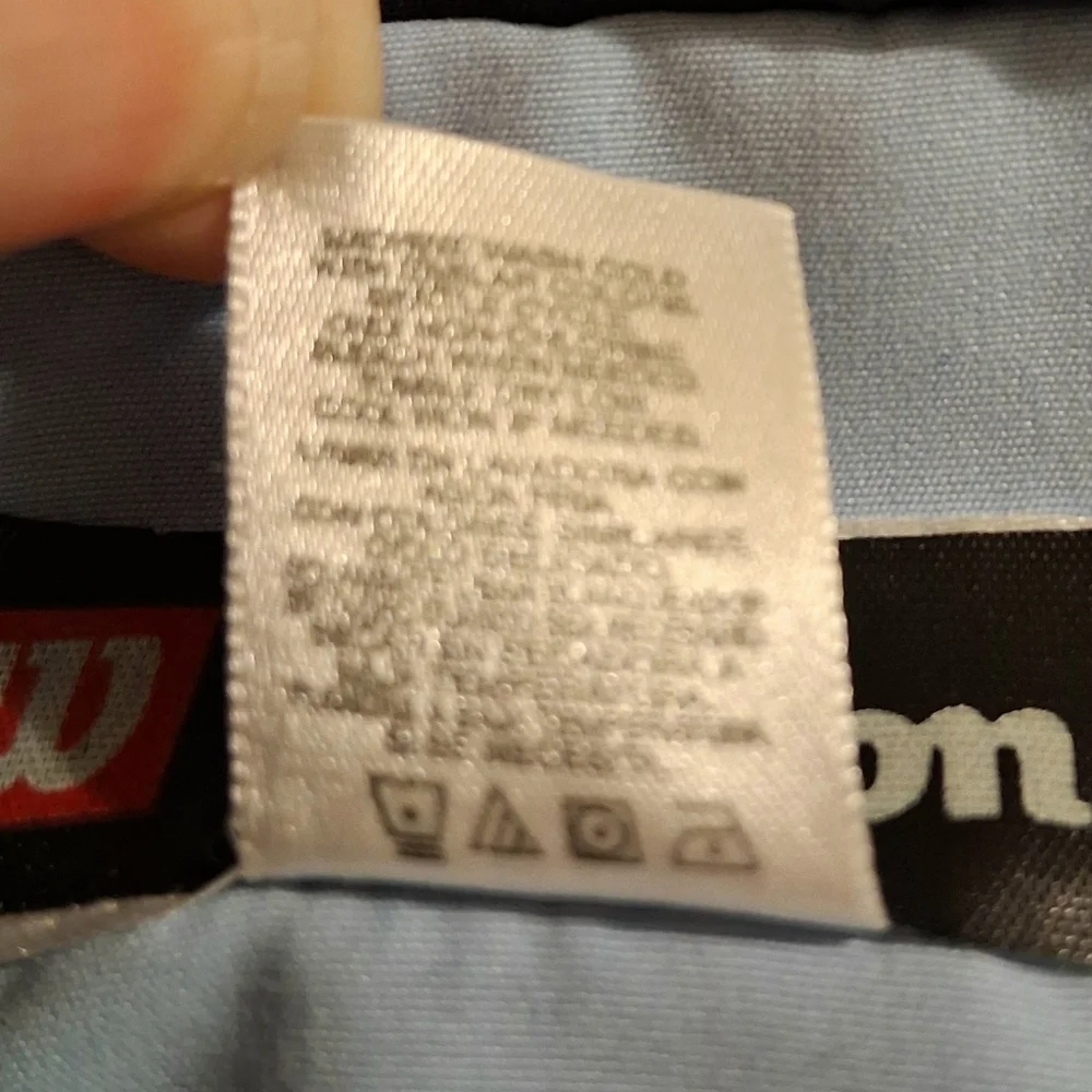 Wilson 2 Piece Tracksuit 16-18W Blue And White Lined Pockets In Both - Picture 12 of 12